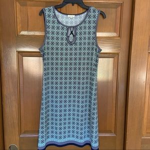 Max Studio diamond print sleeveless shift dress